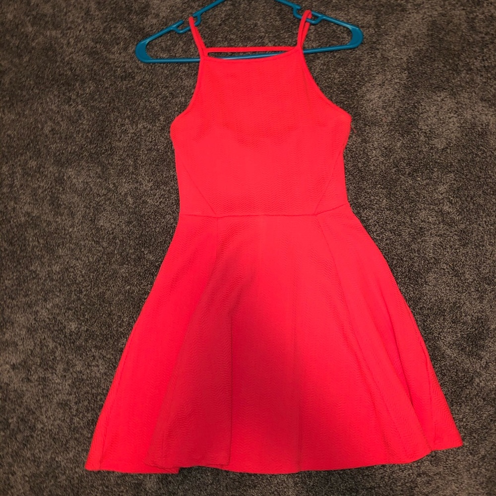Hot Pink Skater Dress